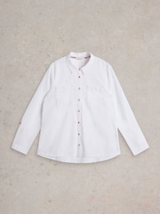 White Stuff White Sophie Cotton Shirt - Image 5 of 6