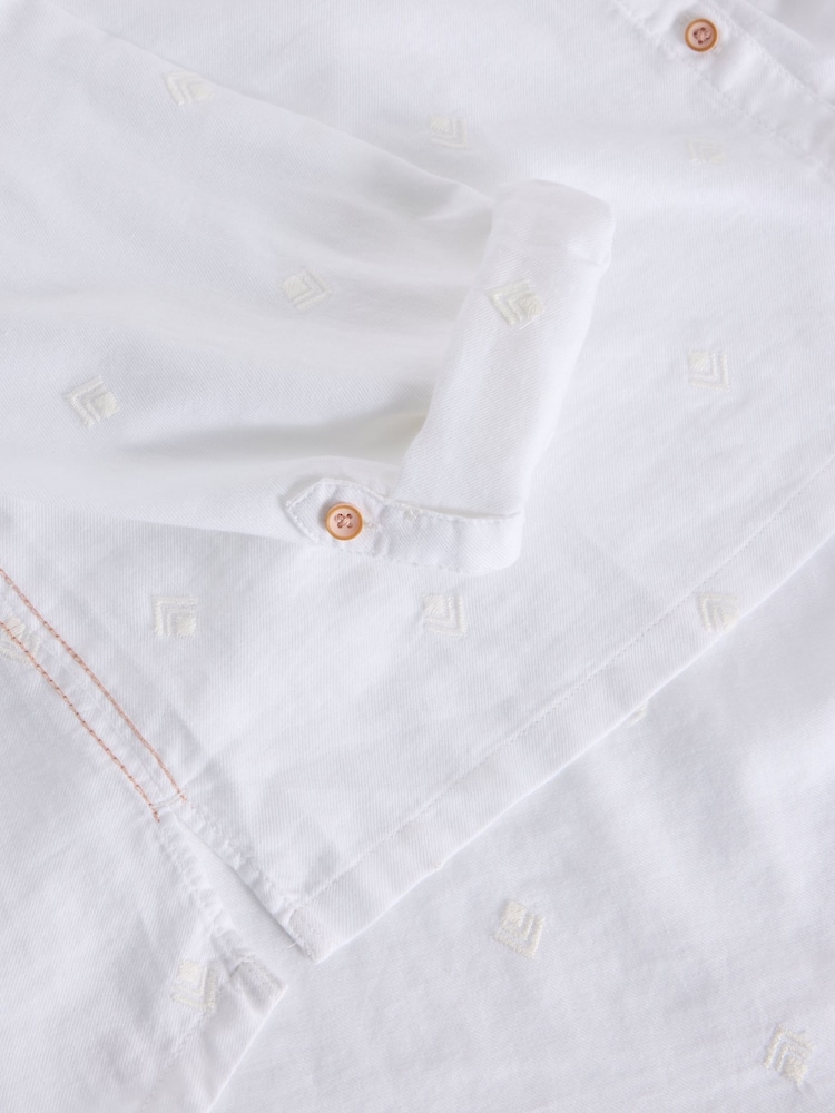 White Stuff White Sophie Cotton Shirt - Image 6 of 6