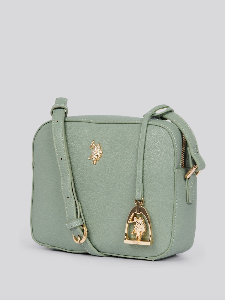 U.S. Polo Assn. Green Womens Jones Cross-Body Bag - Image 2 of 6