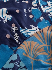 White Stuff Blue Megan Jersey Dress - Image 7 of 7