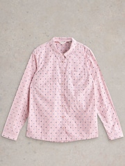 White Stuff Red Sophie Cotton Shirt - Image 5 of 6