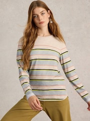 White Stuff Grey Clara T-Shirt - Image 1 of 6