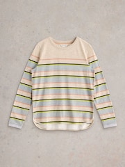 White Stuff Grey Clara T-Shirt - Image 5 of 6