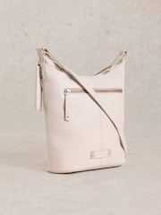 White Stuff White Fern Leather Cross-Body Bag - Image 2 of 5