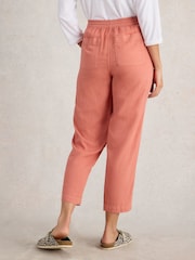 White Stuff Red Elle Linen Blend Trousers - Image 2 of 6