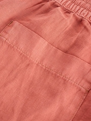 White Stuff Red Elle Linen Blend Trousers - Image 6 of 6