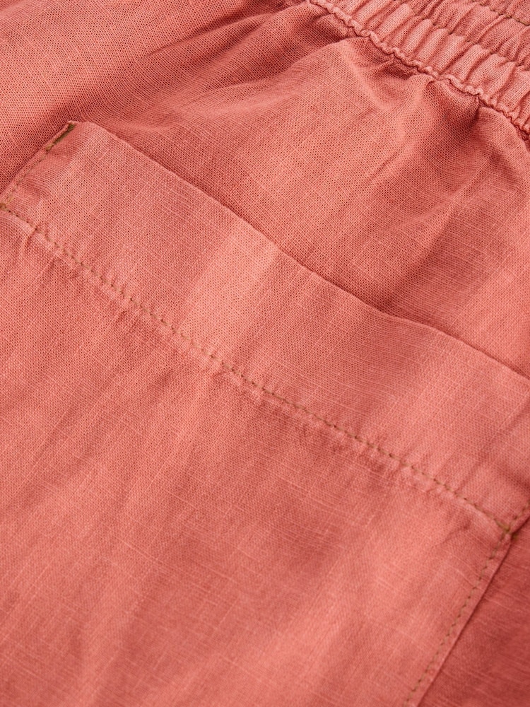 White Stuff Red Elle Linen Blend Trousers - Image 6 of 6