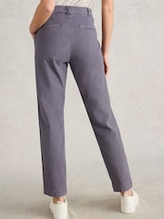 White Stuff Purple Twister Chino Trousers - Image 3 of 6