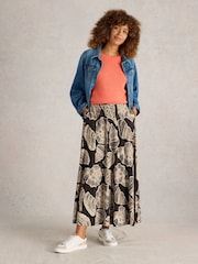 White Stuff Black Jada Jersey Maxi Skirt - Image 1 of 6