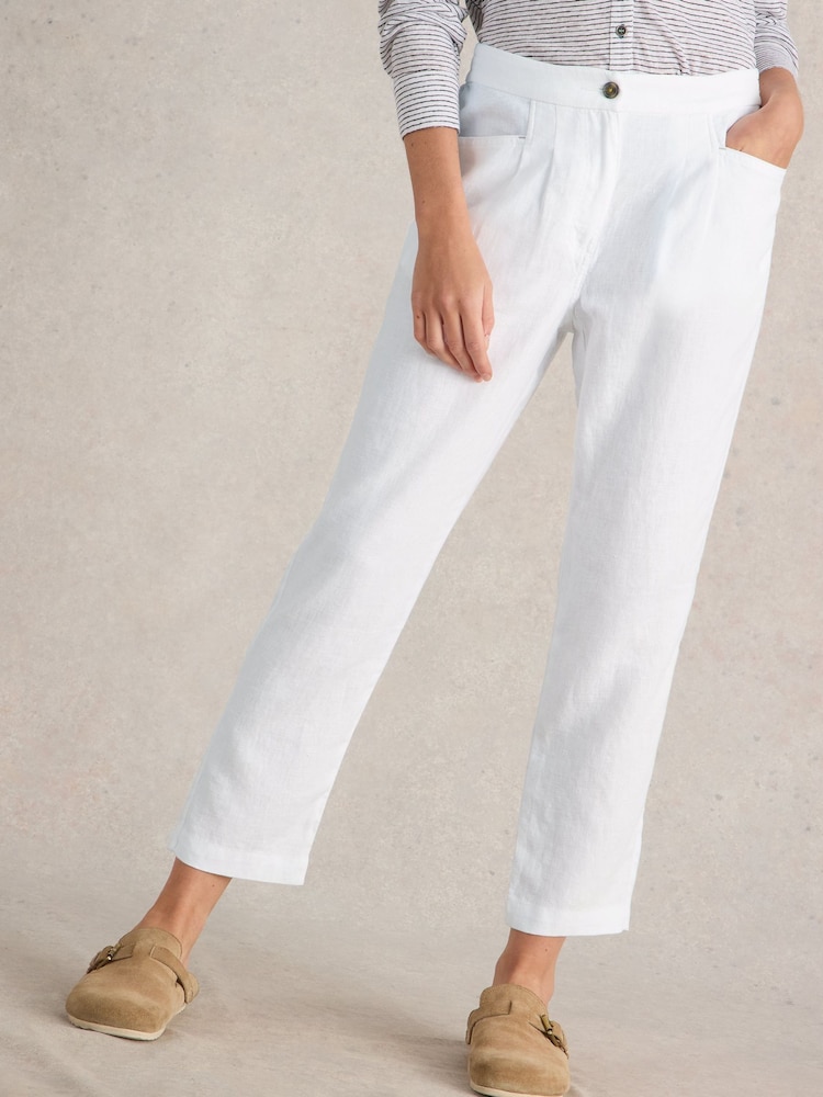 Pantalones de lino 100 % Rowena de White Stuff - Imagen 1 de 6 Pantalones de lino 100 % Rowena de White Stuff - Imagen 1 de 6