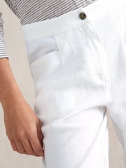 Pantalones de lino 100 % Rowena de White Stuff - Imagen 4 de 6