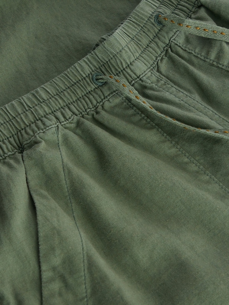 Pantalones de mezcla de lino Elle de White Stuff - Imagen 6 de 6