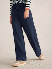 White Stuff Blue Freda Wide Leg Trousers - Image 2 of 4