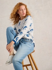 White Stuff Natural Clara T-Shirt - Image 4 of 7