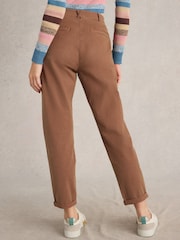 White Stuff Brown Twister Chino Trousers - Image 2 of 6