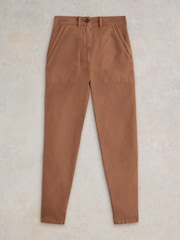White Stuff Brown Twister Chino Trousers - Image 5 of 6