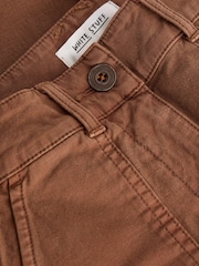 White Stuff Brown Twister Chino Trousers - Image 6 of 6