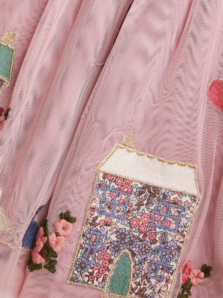 Monsoon Pink Baby Little Mouse Disco Dress - Image 2 of 2