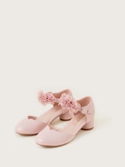 Monsoon Pink Corsage Two-Part Heels - Image 1 of 2