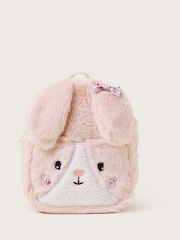 Monsoon Pink Betsy Faux Fur Bunny Backpack - Image 1 of 2