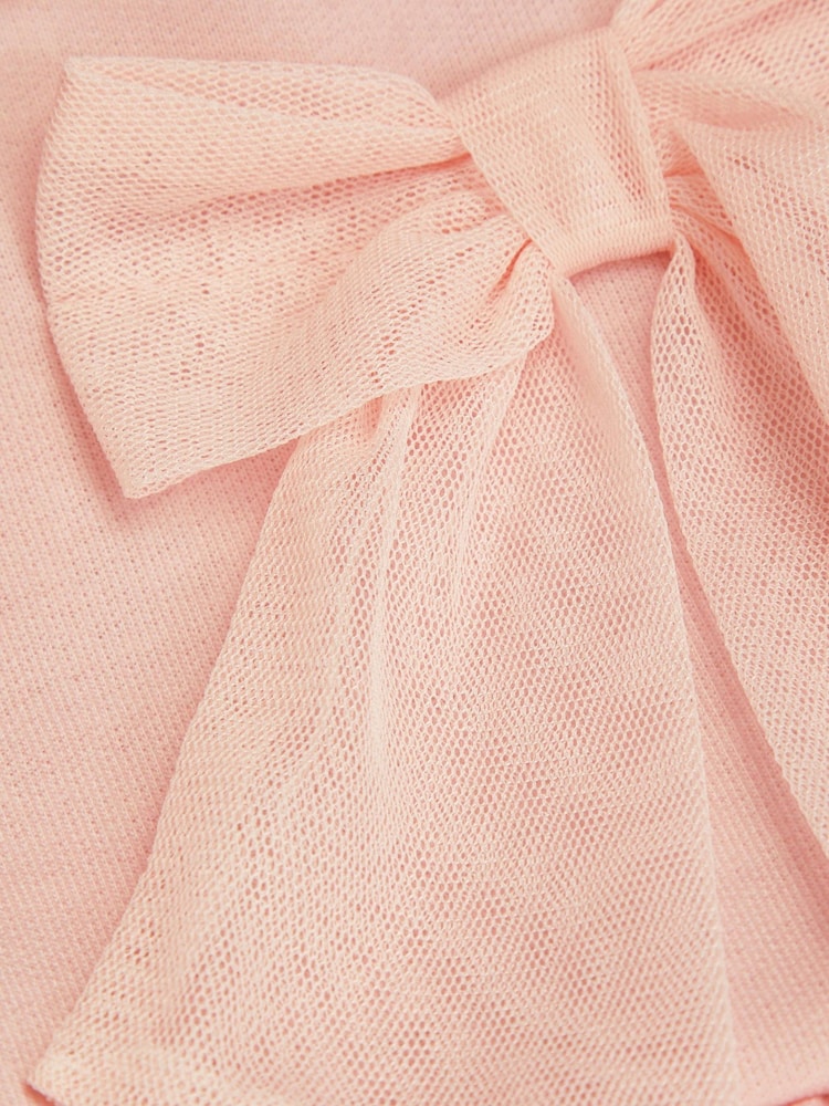 Monsoon Pink Baby Swan Scene Sweatshirt Dress - Image 2 of 2