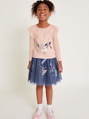 Monsoon Pink Long Sleeve Lovely Sequin Top - Image 1 of 3