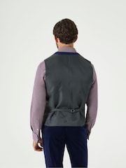 Skopes Blue Atkinson Co-ord Tailored Suit Waistcoat - Image 3 of 7