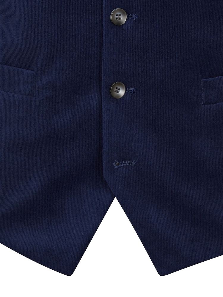 Skopes Blue Atkinson Co-ord Tailored Suit Waistcoat - Image 7 of 7
