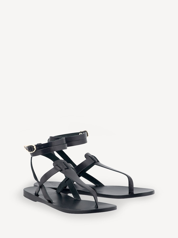 Ancient Greek Sandals Black Estia Vachetta Sandals - Image 2 of 3