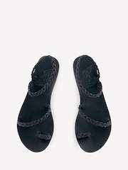 Ancient Greek Sandals Black Eleftheria Nappa Sandals - Image 3 of 3