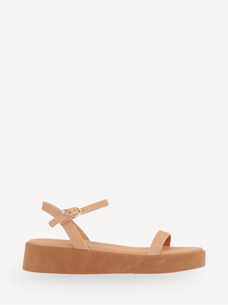 Ancient Greek Sandals Brown Irida Vachetta Sandals - Image 1 of 4