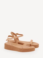 Ancient Greek Sandals Brown Irida Vachetta Sandals - Image 2 of 4