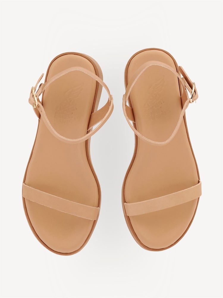 Ancient Greek Sandals Brown Irida Vachetta Sandals - Image 4 of 4