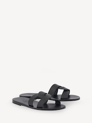 Ancient Greek Sandals Black Desmos Vachetta Sandals - Image 3 of 4