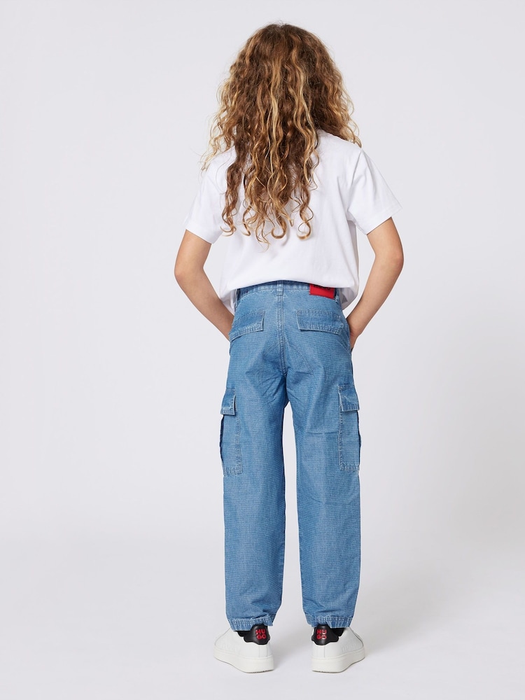 Hvit - HUGO Logo Kortermet T-skjorte - Bilde 2 av 5