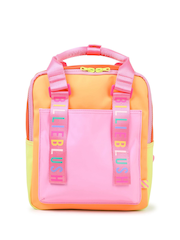 Billieblush Pink Logo Colour Block Backpack - Image 1 of 6