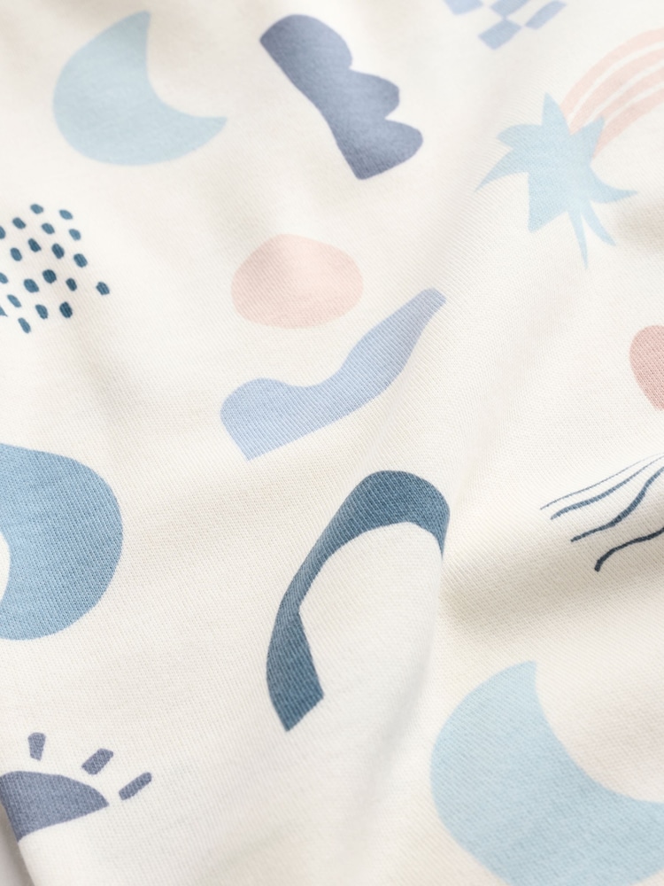 Blue Baby Long Sleeve Bodysuits 5 Pack - Image 14 of 14