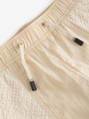 HUGO Natural Textured Panel Swim Shorts - Image 2 of 3