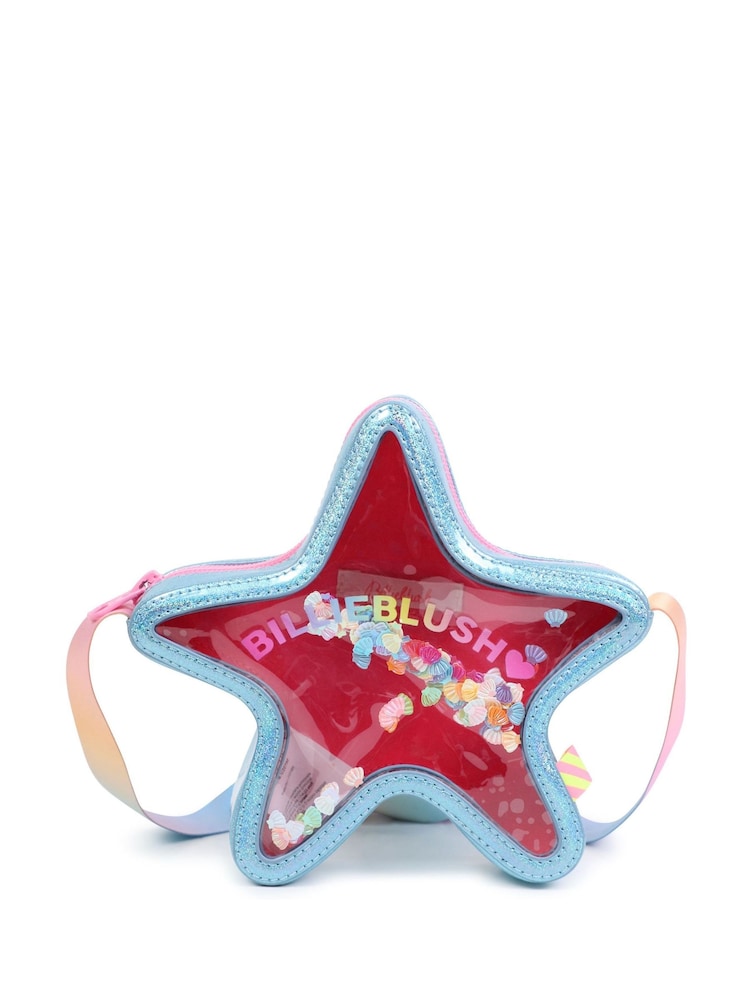 Billieblush Pink Multicolour Star Sequin Logo Cross-Body Bag - Image 1 of 6