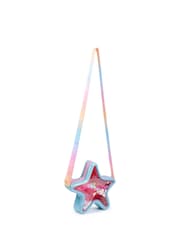 Billieblush Pink Multicolour Star Sequin Logo Cross-Body Bag - Image 4 of 6