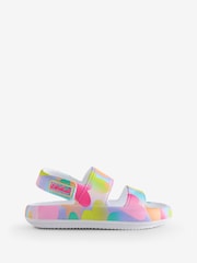 Billieblush Pink Logo Sandals - Image 1 of 10