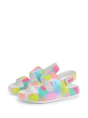Billieblush Pink Logo Sandals - Image 3 of 10