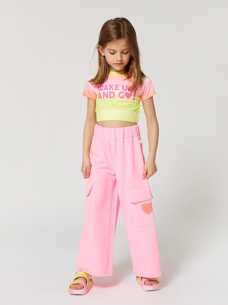 Billieblush Pink Logo Sandals - Image 9 of 10