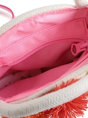 Billieblush Pink Logo Pom Pom Cross-Body Handle Bag - Imagen 6 de 6