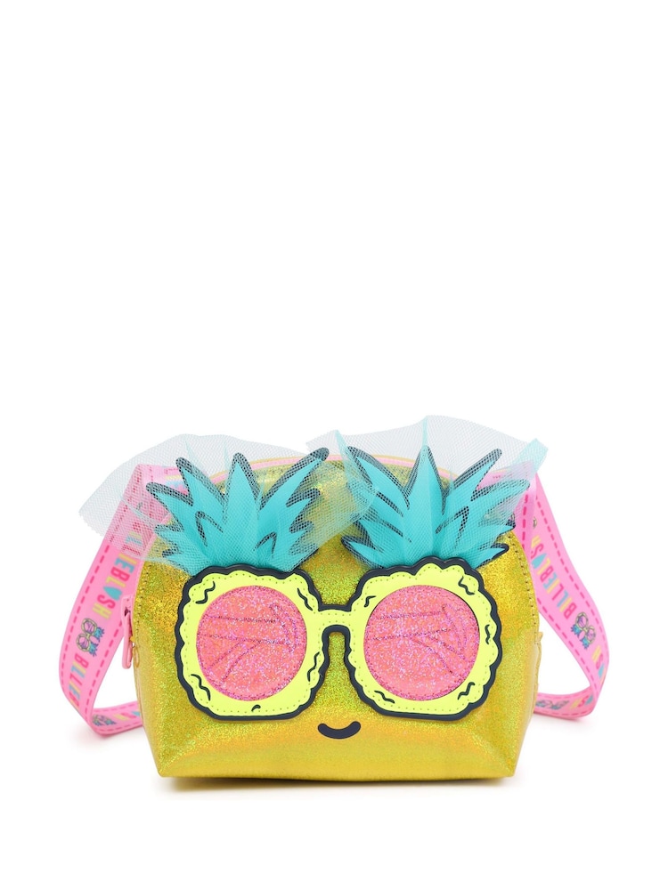 Billieblush Yellow Pineapple Character Cross-Body Bag With Logo Strap - Imagen 1 de 6