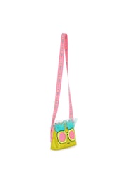 Billieblush Yellow Pineapple Character Cross-Body Bag With Logo Strap - Imagen 3 de 6