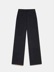 Mint Velvet Black Pleated Wide Leg Trousers - Image 7 of 7