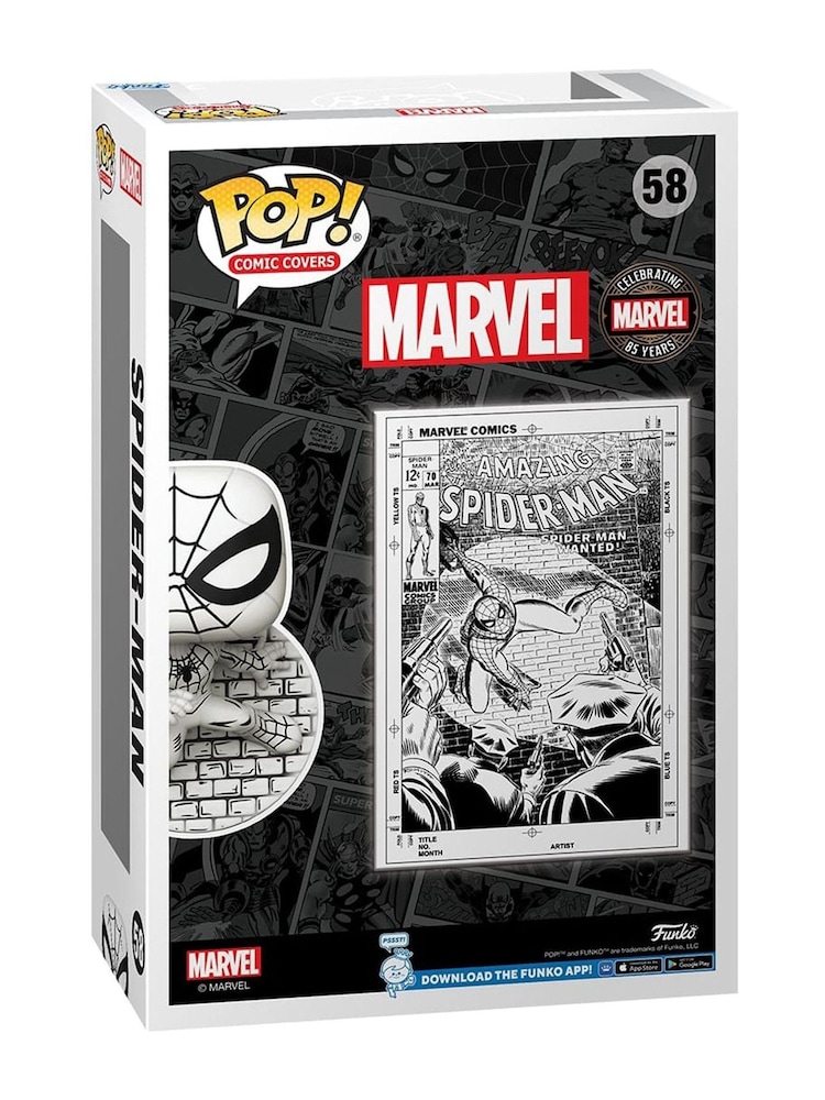 Funko Pop Comic Cover  Marvel's 85th Anniversary Spider-Man - Image 3 of 3
