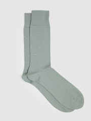 Reiss Mario Spot Polka Dot Socks - Image 1 of 3