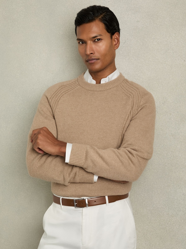 Reiss Tan/Dark Brown Ricky Leather Reversible Belt - Image 2 of 5
